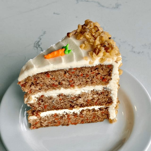Carrot Cake Slice.