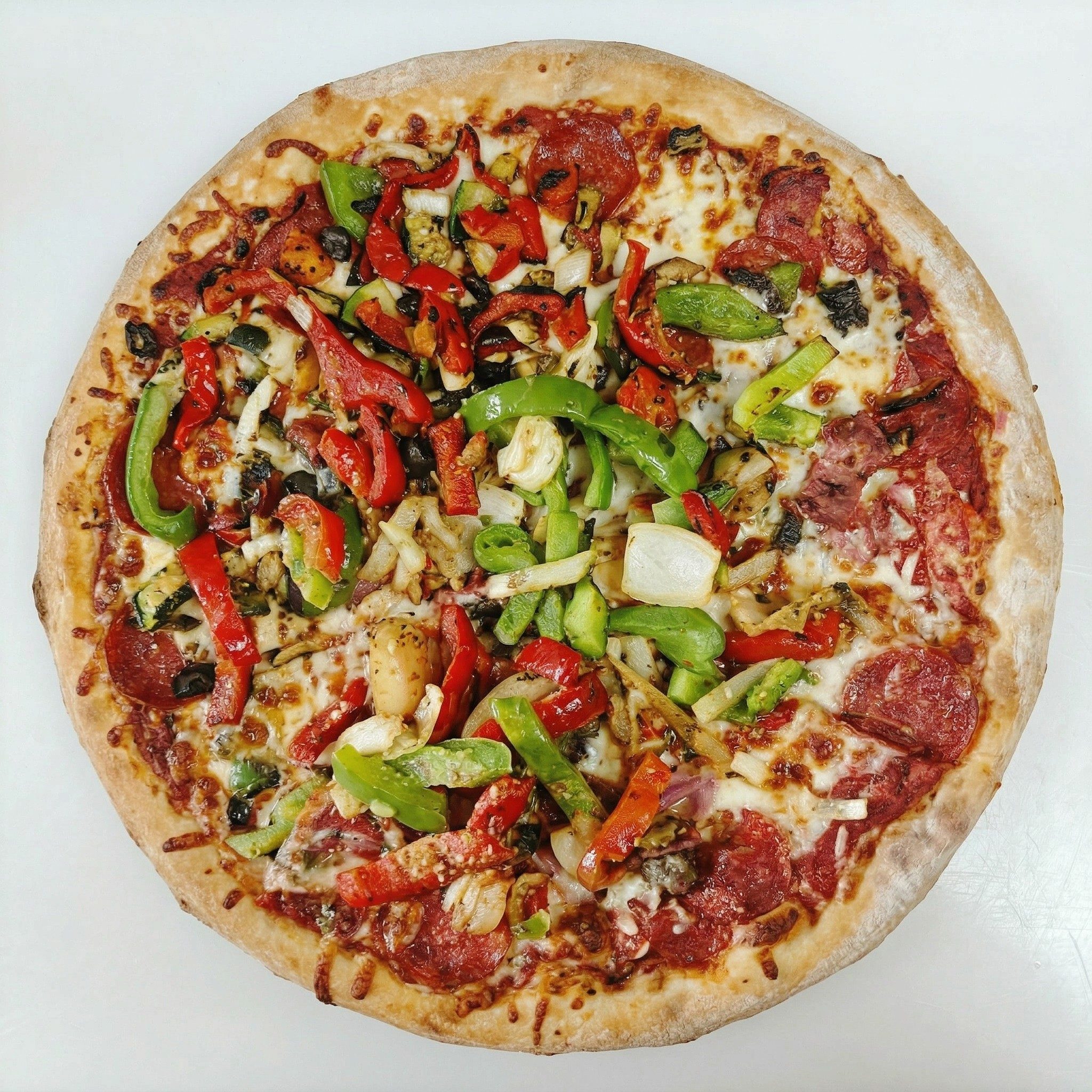 Meatster Pizza.