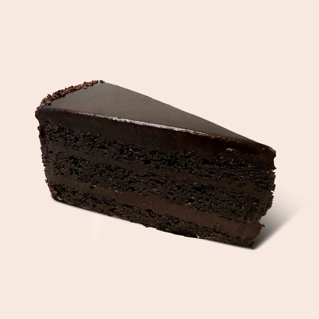 Jumbo Slice Chocolate Cake.